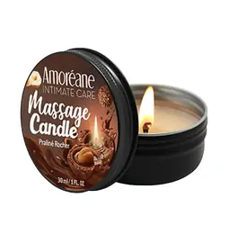 Masážne sviečky - Amoréane masážna sviečka Praliné Rocher 30 ml