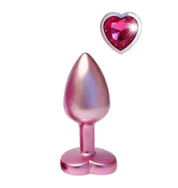 Análne šperky - Gleaming Love Pearl Pink análny kolík S