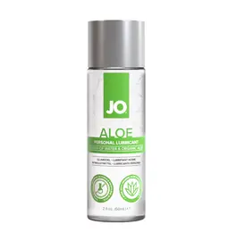 Lubrikačné gély na vodnej báze - JO Aloe lubrikačný gél 60 m