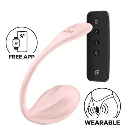 Vibračné vajíčka - Satisfyer Ribbed Petal vibračné vajíčko - ružové