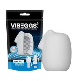 Masturbační vajíčka - VIBEGGS Blow Misty vibrační masturbátor