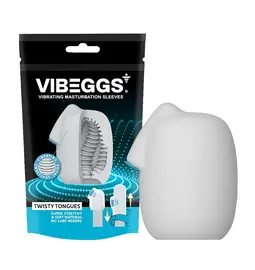 Masturbační vajíčka - VIBEGGS Twisty Tongues vibračný masturbátor