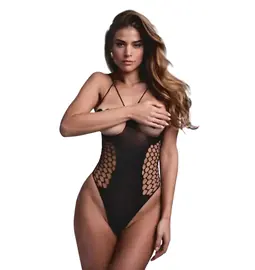 Erotické body a korzety - Christine body Jezzy - čierne