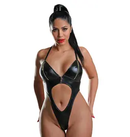 Erotické body a korzety - Daring Intimates body Naughty Whispers Wetlook - s75367LXL - L/XL