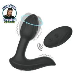 Vibračné análne kolíky - BASIC X Rolo rotačný análny kolík - BSC00492