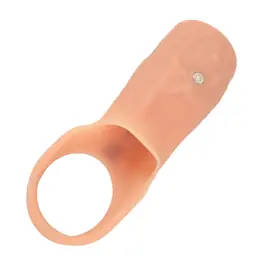 Návleky na penis - RealistiXXX RealSleeve vibračný návlek na penis otvorený
