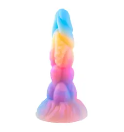 Monster dildá - NMC no.419 Monster dildo Bad Bubblez Glow In The Dark