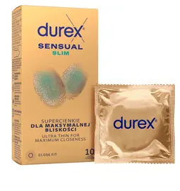 Ultra jemné a tenké kondómy - DUREX kondómy Sensual Slim 10 ks