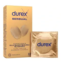 Ultra jemné a tenké kondómy - DUREX kondómy Sensual 10 ks