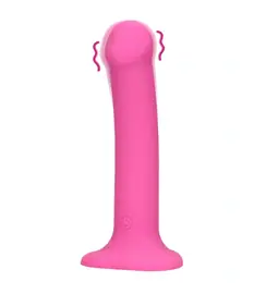 Klasické vibrátory - Non-Phallic vibračné dildo M - ružové
