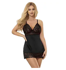 Erotické košieľky - Subblime Košieľka a tangá - čierna - D-239328 - L/XL