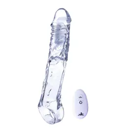 Návleky na penis - NMC vibračný návlek na penis 19 cm