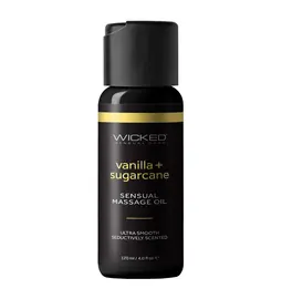 Masážne oleje - Wicked Sensual masážny olej 120 ml - vanilka
