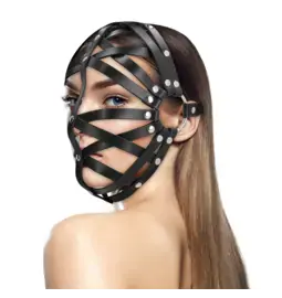 BDSM doplnky - Ouch! Cage maska - čierna