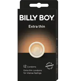 Ultra jemné a tenké kondómy - Billy Boy Extra thin kondomy 12 ks