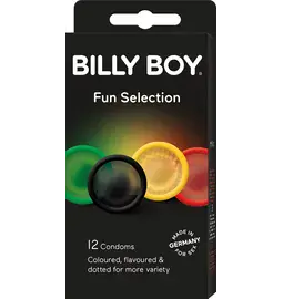 Akčné a darčekové sady kondómov - Billy Boy Fun Selection kondomy 12 ks