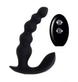 Masáž prostaty - Evolved Bead Me Up anální vibrátor - černý
