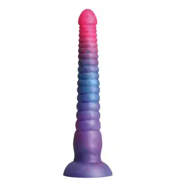 Klasické dildá - Colours Stacked dildo 23 cm - ružová/modrá
