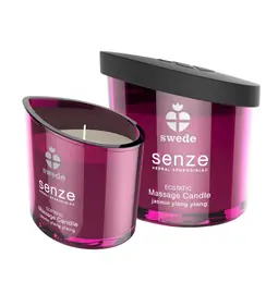 Masážne sviečky - Swede Senze masážna sviečka Extáza - jasmín, ylang ylang 50 ml