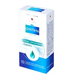 Intímna hygiena a menštruácia - Gyntima vaginálne čapíky Probiotica 10 ks