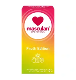 Kondómy s príchuťou - Masculan Frutti edition kondómy 10 ks