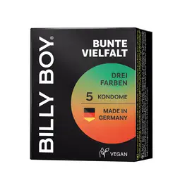 Farebné kondómy - Billy Boy Bunte Vielfalt kondómy 5 ks