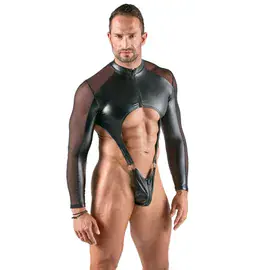 Erotická bielizeň pre mužov - Svenjoyment - Body (s dlhými rukávmi) - 21505221721 - L