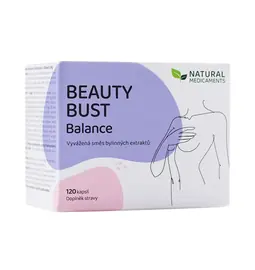 Spevnenie a lepšie prekrvenie poprsia - Beauty Bust Balance 120 kapsule - doplnok stravy