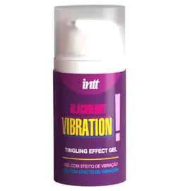 Tekuté vibrátory - intt Vibration Black berry Stimulačný gél 15 ml