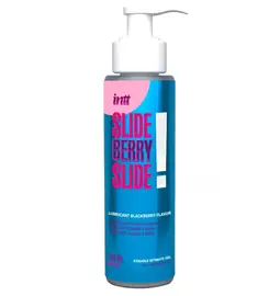 Lubrikační gely pro orální sex - intt Slide berry slide! lubrikačný gél 100 ml