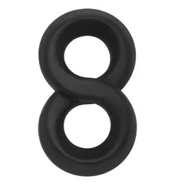 Erekčné krúžky nevibračné - Bangers Double erekčný krúžok čierny