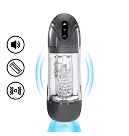 Vibračné masturbátory - Pumped SonicPull Vibračný masturbátor s vákuovou stimuláciou Gun Metal