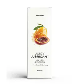 Lubrikačné gély s príchuťou alebo vôňou - Satisfyer Juicy lubrikačný gél Mango and Passion 300 ml