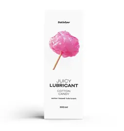 Lubrikačné gély s príchuťou alebo vôňou - Satisfyer Juicy lubrikačný gél Cotton candy 300 ml