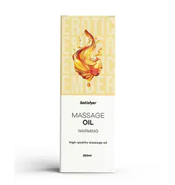 Masážne oleje - Satisfyer masážní olej Warming 250 ml