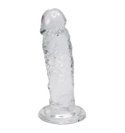 Dildá s prísavkou - Alive Majestic Jelly dildo 15 cm transparentní