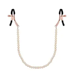 Svorky a prísavky na bradavky - Rosy Gold Pearls svorky na bradavky