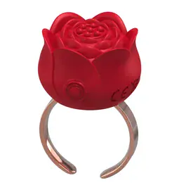 Návleky na prst a prstové vibrátory - BASIC X vibrátor na prst - ruža