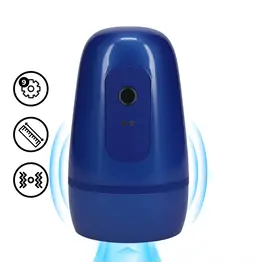 Vibračné masturbátory - Pumped Pulsar Vibrační masturbátor s podtlakovou stimulací - modrý