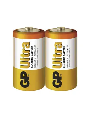 Nabíjačky a batérie - GP - batérie ULTRA alkalické C (malé mono) - 2 ks - GPC2