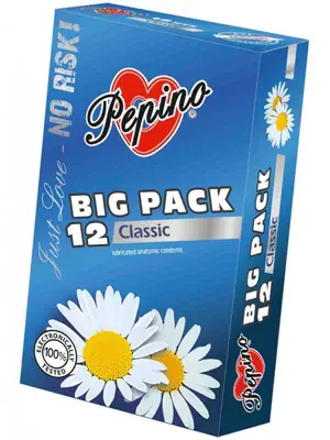 Štandardné kondómy - Pepino kondómy Basic Home - 12 ks - SU26100