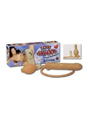 Nafukovací penis, análny kolík - Love Balloon Penis nafukovací - vibračný - 5513680000