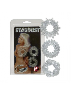 Erekčné krúžky nevibračné - Stardust krúžky na penis - 5162870000