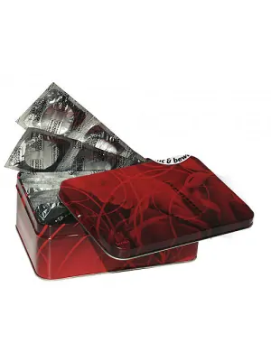 Štandardné kondómy - Secura transparent Kondómy v darčekovom balení - 50 ks - 4142550000