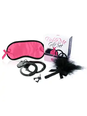Nežné SM - LoversPremium Tickle Me Gift Set - ružový set - E22013