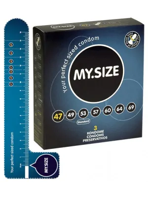 Extra malé kondómy - My.Size kondómy 47 mm - 3 ks - 4111400000
