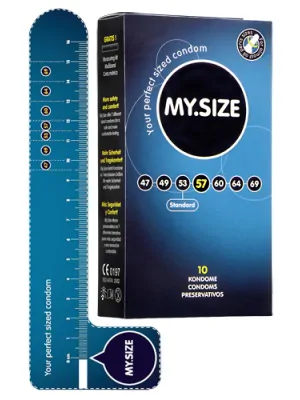 Extra veľké kondómy - My.Size kondómy 57 mm - 10 ks - 4115400000