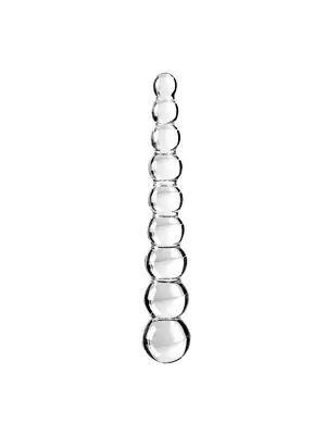 Obojstranné dildá, dvojité - Icicles No 2 obojstranné sklenené dildo - 5046450000