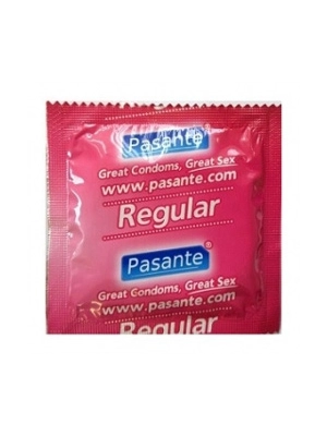 Kondómy s extra lubrikáciou - Pasante kondómy Regular - 1 ks - pasanteregular-ks