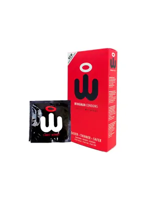 Štandardné kondómy - Kondómy Wingman - 8 ks - e24695